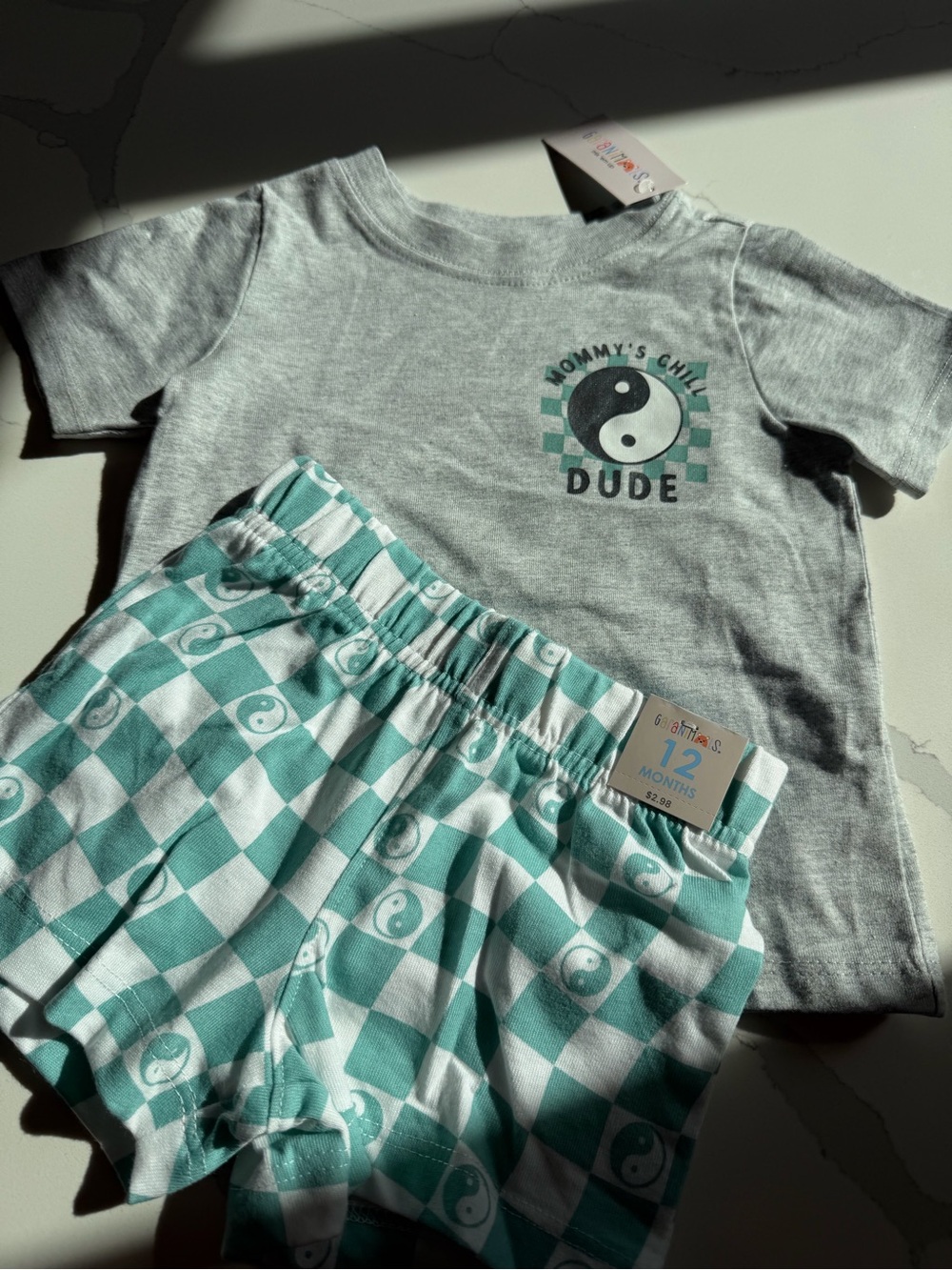 Garanimals Boys Size 12 Checkered Matching Set